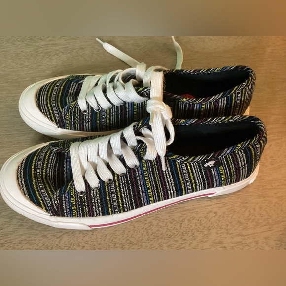 Rocket Dog Women's Jumpin Aloe Stripe Cotton Walking Shoe Size 11 NWOT - Picture 3 of 7